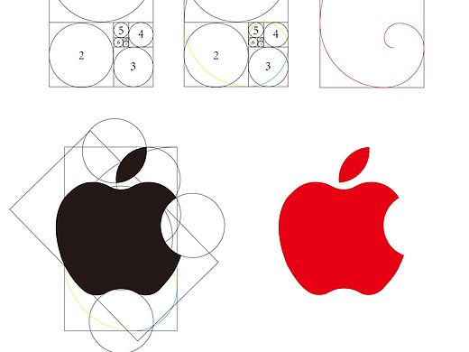 苹果LOGO黄金分割做法法（个人主页-ZMTQ1MTYyMjA=） - 图标 - 站酷设计师专业UI设计原创素材 - 站酷ZCOOL