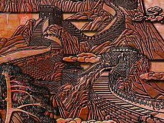 【案例】长城浮雕背景墙设计（图）