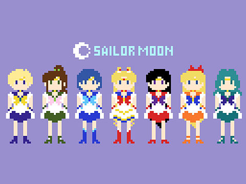 8bit World（个人主页-ZMTQ5MTY1MDQ=） - 像素画 - 站酷设计师Alphard_Zeppelin原创素材 - 站酷ZCOOL