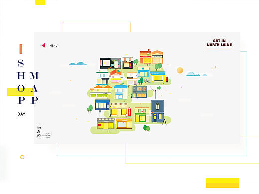 [网页] Art in North Laine 艺术商铺网站