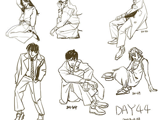 速寫(xiě)挑戰(zhàn)day44（個(gè)人主頁(yè)-ZNTc5MDU3MzI=） - 創(chuàng)作習(xí)作 - 站酷設(shè)計(jì)師淺墨畫(huà)押原創(chuàng)素材 - 站酷ZCOOL