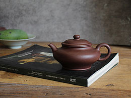 紫砂壺—高虛扁（紫泥）