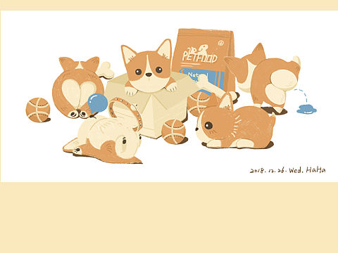 🐶（个人主页-ZMzUxNDA2MDg=） - 创作习作 - 站酷设计师是八点二十呀原创素材 - 站酷ZCOOL