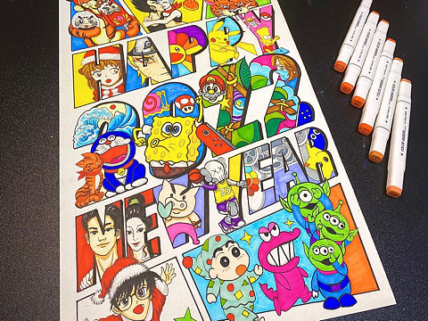 手繪馬克筆漫畫（個(gè)人主頁-ZNTg4OTI3NDA=） - 中/長篇漫畫 - 站酷設(shè)計(jì)師幸木Sachiko原創(chuàng)素材 - 站酷ZCOOL