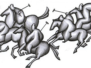 《古代体育运动》第二版   浮雕草图