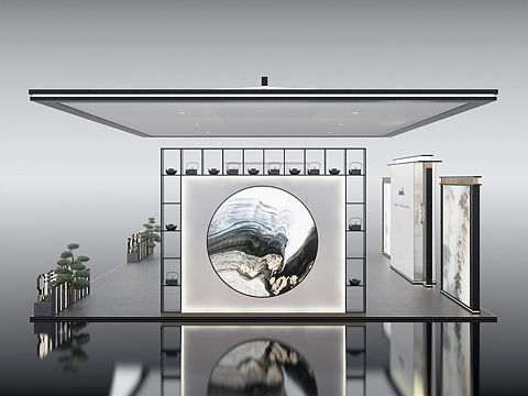 新中式展台