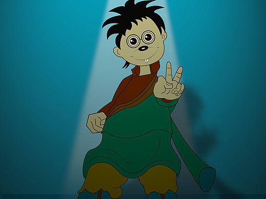 藏式鼠年吉祥物设计