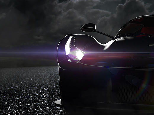 自己建模+渲染的法拉利Laferrari