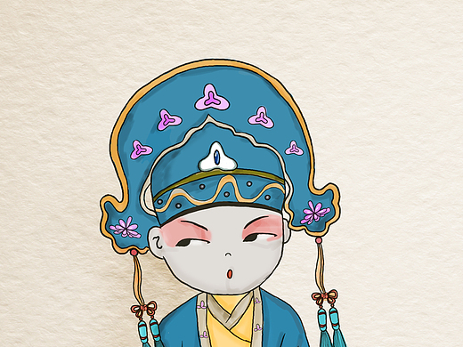 5年前hua花花210718插画-创作习作戏子也疯狂5年前翅翅1912220插画