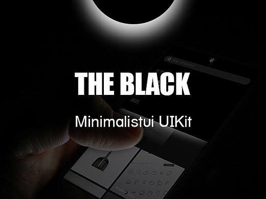 【原创免费UI模版】Minimalistui Black UIKit