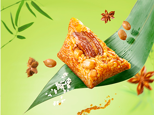 黄老五粽子拍摄/美食摄影