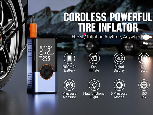 打气充气泵亚马逊产品图片建模渲染主图A+美工设计