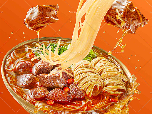 美食摄影 | 淮记本食骨汤牛肉拉面 X 口水视觉
