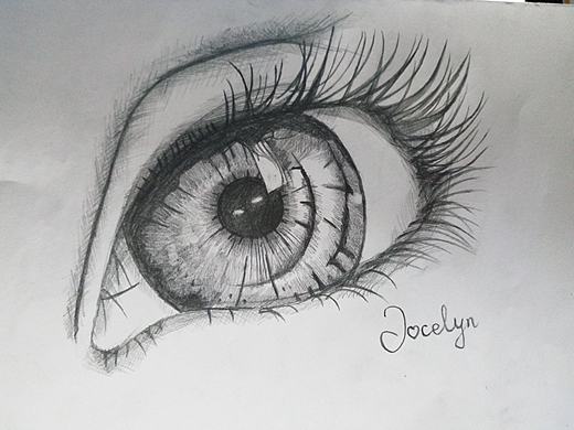 手绘作品-眼睛（个人主页-ZMTk2MjIzMjg=） - 创作习作 - 站酷设计师Jocelyn303原创素材 - 站酷ZCOOL