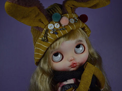 blythe#艾花#NO.71兔宝宝爱草莓