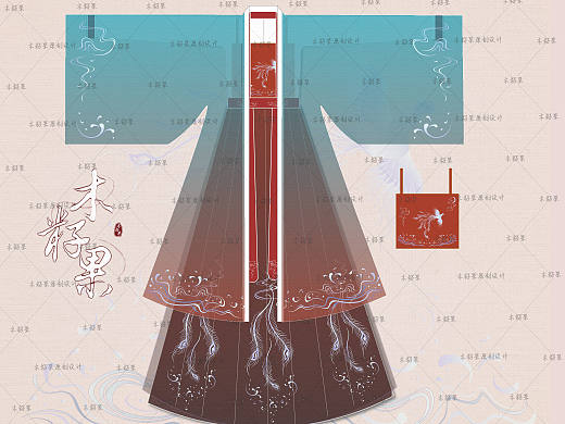 《凤羽兮》-原创汉服设计