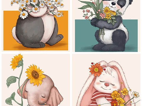 卡通绘画作品