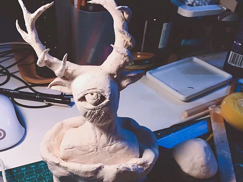 记第一次做一个独眼怪的过程（个人主页-ZNDAxODE5OTI=） - 手办/模玩 - 站酷设计师怪化猫1108原创素材 - 站酷ZCOOL