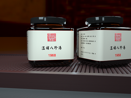 赵润堂八珍汤膏效果图（个人主页-ZMzM3MTk1MTI=） - 生活用品 - 站酷设计师陶小北原创素材 - 站酷ZCOOL