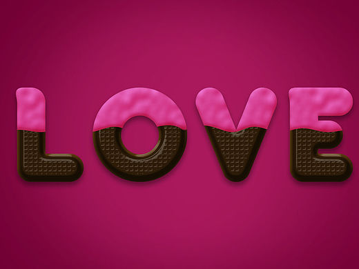 巧克力奶油字体