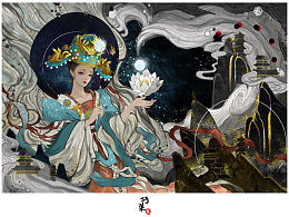 永乐宫壁画——月