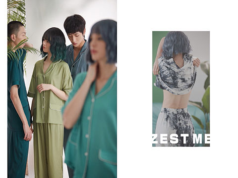 群模拍摄形式-睡衣商拍系列