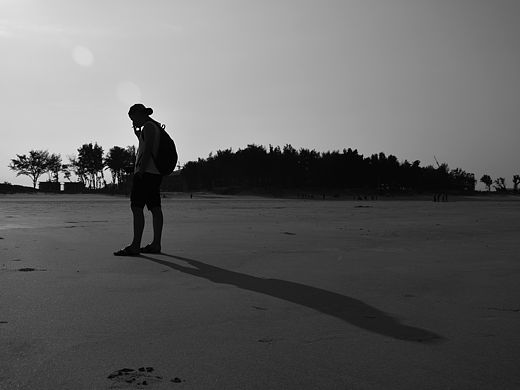 海边的烟民