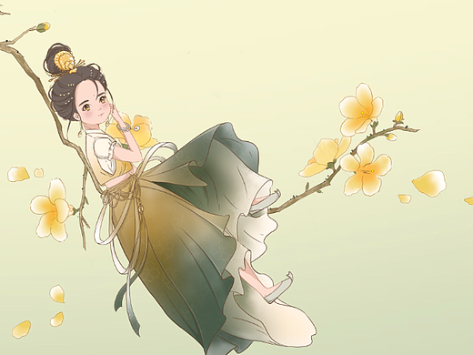 快来认领兔年的早春壁纸