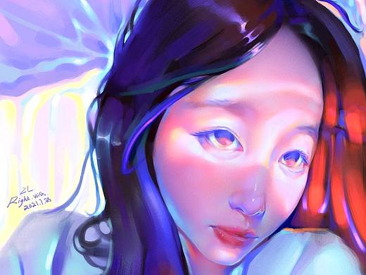 头像小插画创作过程