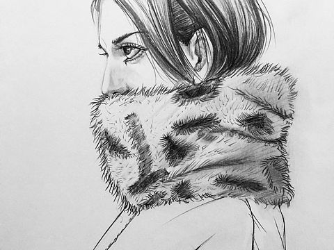 服装手绘插画