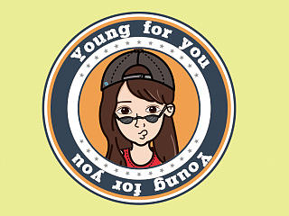 年輕的你 《Young for you》（個(gè)人主頁(yè)-ZNjI0NzYyMA==） - 主題/皮膚 - 站酷設(shè)計(jì)師曲曲大腦袋Biu原創(chuàng)素材 - 站酷ZCOOL