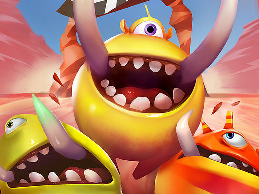 怪物跑酷(个人作品请勿转载)