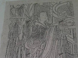 新学的古筝曲+白描---永乐宫壁画