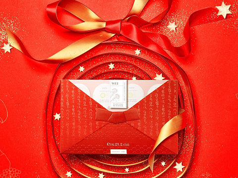 WEI 蔚蓝之美三层理纹面膜 节日限量版