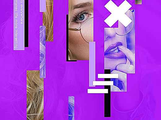 创意错位有致排版