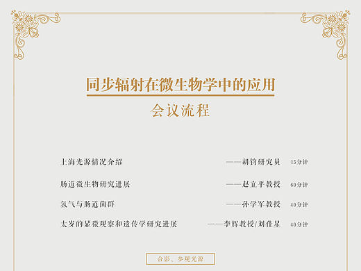 会议流程/版式设计