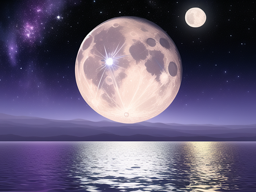 AI生成：月亮宇宙