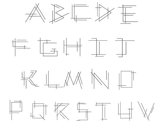 字母一套