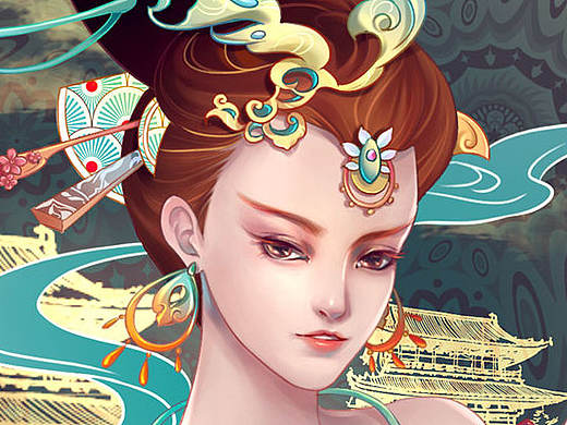 古琴古风美人《入琴阙》