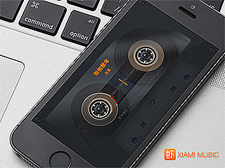 虾米 Music player skin 炫黑魅影