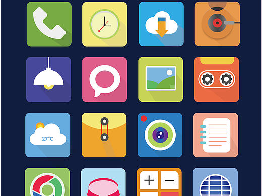 扁平风主题icon