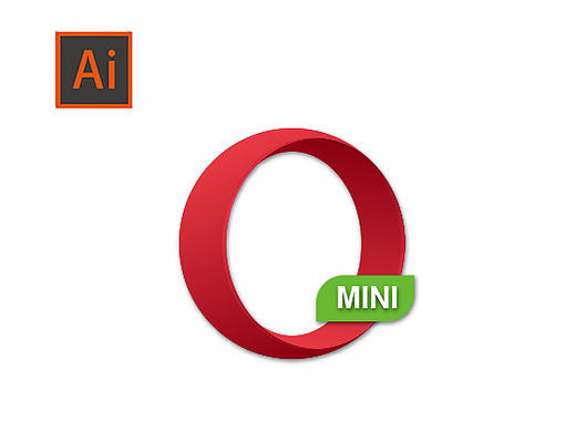 Ai基础教程/如何绘制Opera LOGO