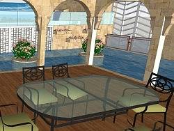 别墅顶层草图方案