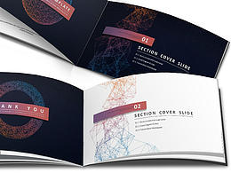 71-宇宙星空高端大气实用档次好看多图商务通用PPT模板（迅锐ppt）