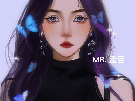 情侶大頭稿（個人主頁-ZNTQ0NjkyNTY=） - 創(chuàng)作習(xí)作 - 站酷設(shè)計師MB孟佰原創(chuàng)素材 - 站酷ZCOOL