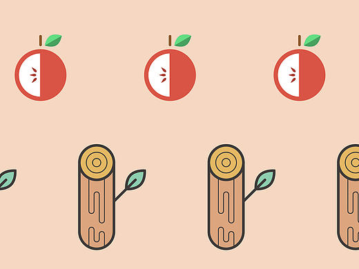 蘋果圖案（個(gè)人主頁-ZMjE1MzI5MzI=） - 圖案 - 站酷設(shè)計(jì)師stedenghui原創(chuàng)素材 - 站酷ZCOOL