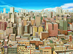 早期动画场景