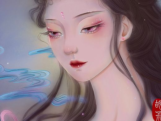 七夕/织女（个人主页-ZNjExNjcwNjQ=） - 商业插画 - 站酷设计师hujiao胡椒原创素材 - 站酷ZCOOL