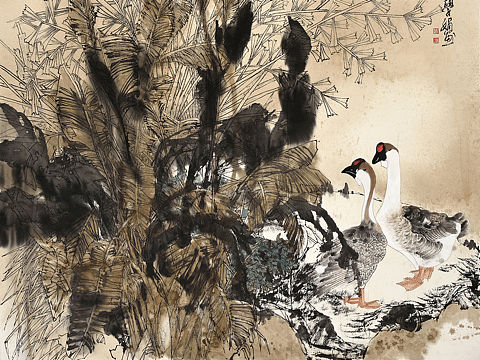中国美术家协会会员王学娟花鸟画作品欣赏