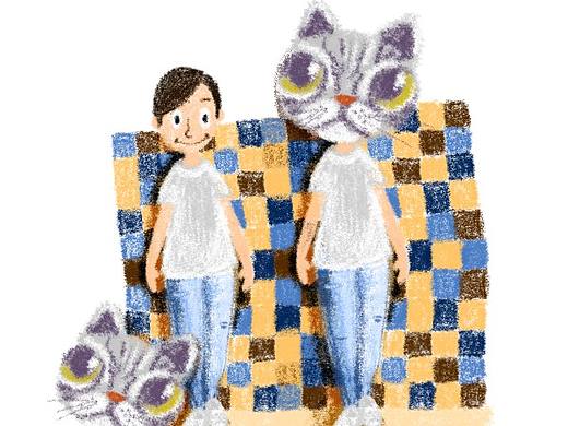 忽然自我（二）（個人主頁-ZNDI4NzIzNjQ=） - 兒童插畫 - 站酷設計師揚紙醬原創(chuàng)素材 - 站酷ZCOOL